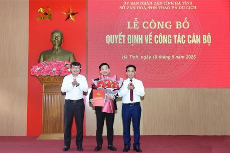 Bổ nhiệm Phó Tổng Biên tập Báo Hà Tĩnh làm Phó Giám đốc Sở VH-TT&DL