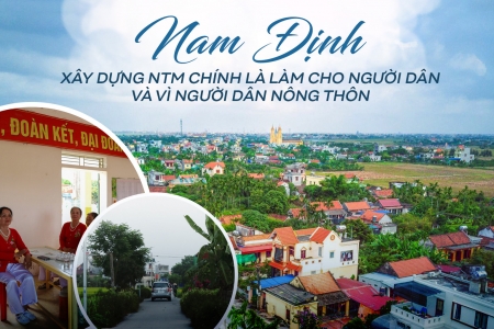 Top 6 tỉnh hoàn thành nhiệm vụ xây dựng nông thôn mới - bài 1: Nam Định về Nhất