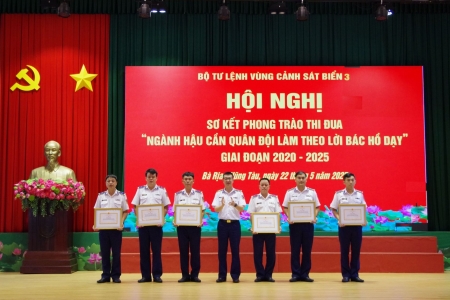 Ngành Hậu cần Bộ Tư lệnh Vùng Cảnh sát biển 3 thi đua làm theo lời Bác