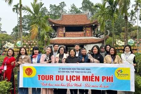 Bắc Ninh đón khoảng hơn 2,4 triệu lượt khách du lịch, tăng 58% so với cùng kỳ