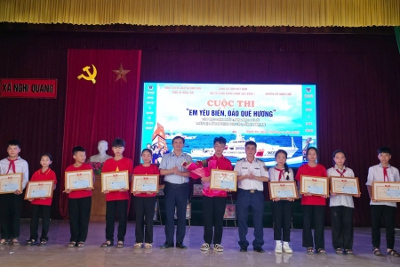 Sôi nổi cuộc thi “Em yêu biển đảo quê hương” tại huyện Nghi Lộc (Nghệ An)