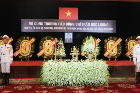Lễ truy điệu nguyên Chủ tịch nước Trần Đức Lương