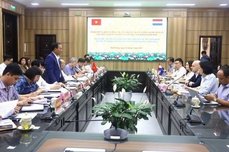 Hải Dương - Hà Lan hợp tác xây dựng hệ thống xử lý nước thải 1.498 tỷ đồng