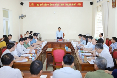 Bí thư Tỉnh ủy Thanh Hóa tiếp, đối thoại với công dân