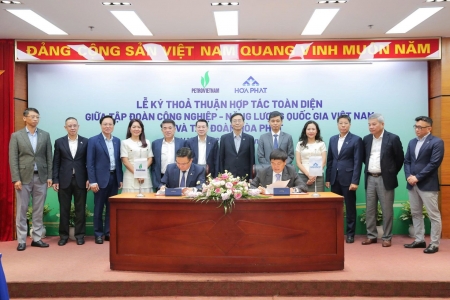 Hòa Phát và Petrovietnam ký thỏa thuận hợp tác toàn diện