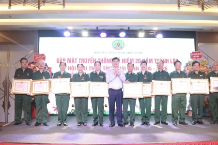 Thái Bình: Hội Cựu thanh niên xung phong gặp mặt truyền thống