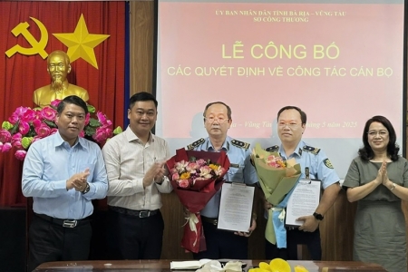 Ông Lê Quang Hải giữ chức Chi cục trưởng Chi cục Quản lý thị trường Bà Rịa – Vũng Tàu