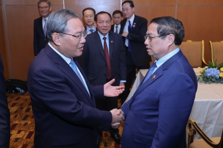 Thủ tướng Phạm Minh Chính hội đàm với Thủ tướng Trung Quốc Lý Cường