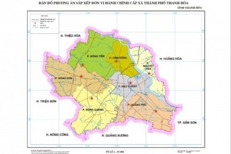 Thanh Hóa công bố bản đồ 166 xã mới sau sắp xếp đơn vị hành chính