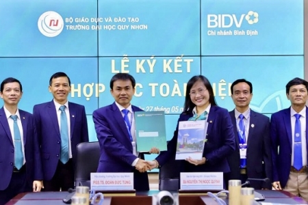 Bình Định: BIDV hợp tác toàn diện với Trường Đại học Quy Nhơn