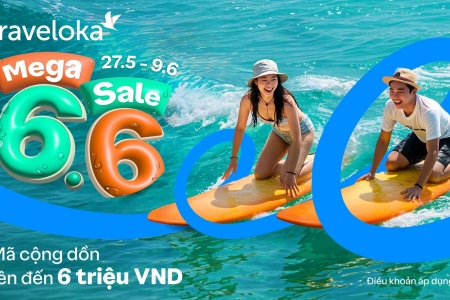 Mega Sale 6.6: Traveloka hé lộ xu hướng du lịch nổi bật và ưu đãi hấp dẫn mùa hè 2025
