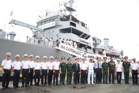 Tàu hải quân Ấn Độ INS Darshak thăm hữu nghị TP. Hồ Chí Minh, thúc đẩy hợp tác biển Việt Nam - Ấn Độ