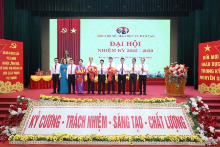 Lạng Sơn: Đại hội Đảng bộ Sở Giáo dục và Đào tạo nhiệm kỳ 2025-2030 diễn ra thành công, tốt đẹp