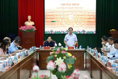 Lạng Sơn: Phó Thủ tướng Bùi Thanh Sơn làm việc với các địa phương đang triển khai 4 dự án đường bộ cao tốc