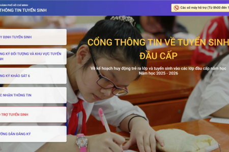 TP. HCM bắt đầu xét, công bố kết quả tuyển sinh lớp 1, lớp 6 các trường đặc thù