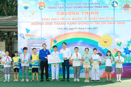 Vĩnh Phúc rộn ràng khai mạc hè, tưng bừng đón Tết thiếu nhi 1/6
