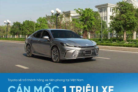 Toyota bán ra thị trường Việt Nam gần 994.000 chiếc xe