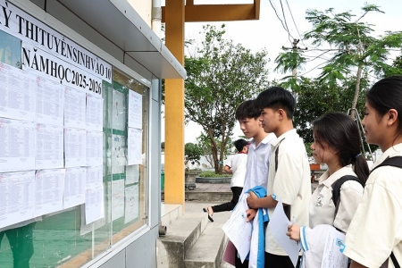 Ninh Bình: Khoảng 99% thí sinh đến làm thủ tục dự thi tuyển sinh lớp 10 THPT năm 2025- 2026