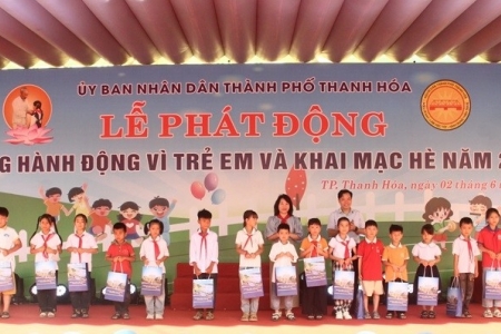 Thanh Hóa phát động Tháng hành động vì trẻ em và khai mạc hè năm 2025