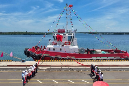 Cảng quốc tế Chu Lai đưa vào vận hành tàu lai dắt CHU LAI PORT 02