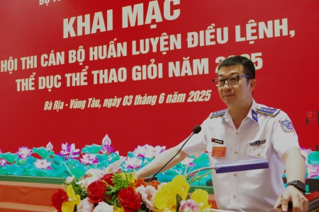 Bộ Tư lệnh Vùng Cảnh sát biển 3 tổ chức Hội thi cán bộ huấn luyện điều lệnh, thể dục thể thao giỏi năm 2025