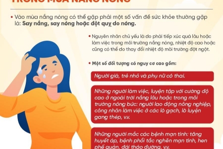 Hướng dẫn chăm sóc sức khỏe mùa nắng nóng