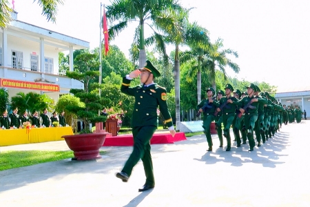 Lễ tuyên thệ - Khẳng định sự trưởng thành của chiến sĩ mới sau 3 tháng tôi luyện