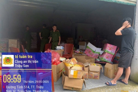Công an Thanh Hóa phát hiện cơ sở kinh doanh hàng hóa không rõ nguồn gốc xuất xứ