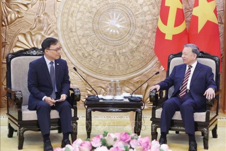 Tổng Bí thư Tô Lâm tiếp Đại sứ Hàn Quốc Choi Young Sam