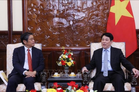 Chủ tịch nước Lương Cường tiếp Đại sứ Nhật Bản