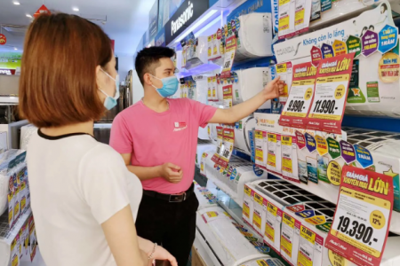 Hà Nội: Siêu thị đồng loạt giảm giá hàng tiêu dùng thiết yếu trong mùa Hè