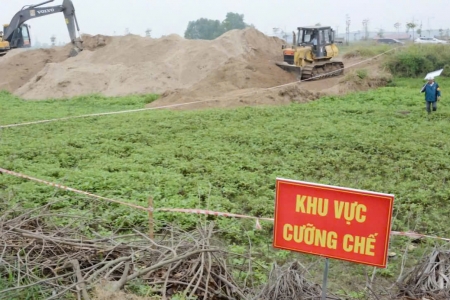 Bắc Ninh cưỡng chế đất phục vụ dự án KCN Thuận Thành III