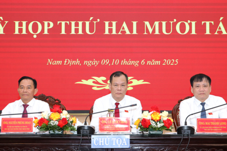 Khai mạc Kỳ họp thứ 28 HĐND tỉnh Nam Định khóa XIX