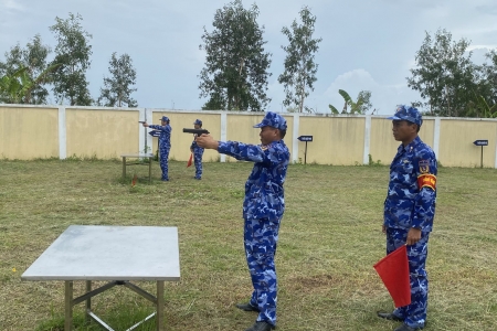 Kiểm tra bắn đạn thật súng K54 tại Hải đoàn 42: Nâng cao kỹ năng sử dụng vũ khí cá nhân, bảo đảm sẵn sàng chiến đấu trong mọi tình huống