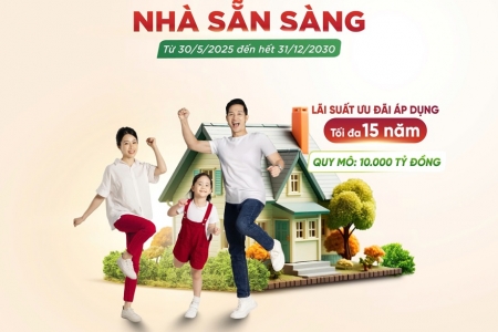 Mở rộng cánh cửa an cư cho người trẻ với gói tín dụng ưu đãi 10.000 tỷ đồng từ Agribank