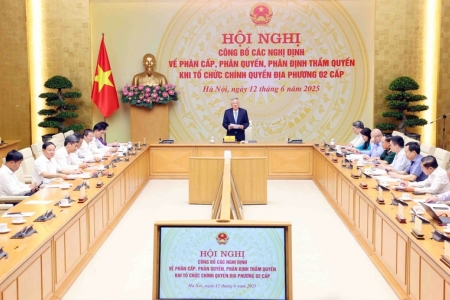 Chính phủ công bố 28 nghị định về phân cấp, phân quyền, phân định thẩm quyền