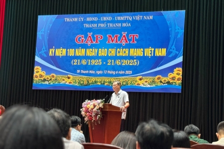TP. Thanh Hóa gặp mặt nhân kỷ niệm 100 năm Ngày Báo chí cách mạng Việt Nam