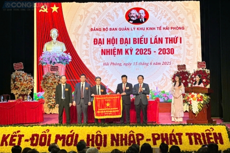 Đại hội đại biểu Ban quản lý Khu kinh tế Hải Phòng lần thứ I nhiệm kỳ 2025-2030 thành công tốt đẹp