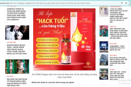 Na’li NMN Collagen điều chỉnh nội dung quảng cáo sau phản ánh: Động thái tích cực nhưng vẫn cần giám sát