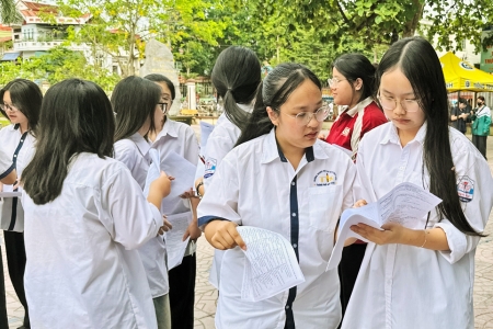 Bắc Giang công bố điểm thi vào lớp 10 trung học phổ thông