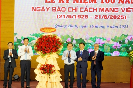 Quảng Bình long trọng kỷ niệm 100 năm Ngày Báo chí Cách mạng Việt Nam