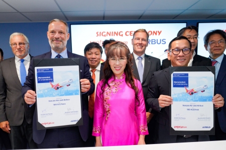 Vietjet đặt mua 100 máy bay A321neo tại Paris Airshow 2025, mở rộng chiến lược toàn cầu