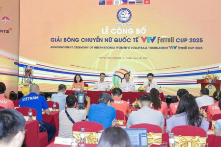 Vĩnh Phúc công bố đăng cai Giải Bóng chuyền nữ quốc tế VTV Ferroli Cup 2025