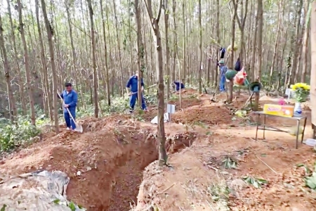 Quảng Trị: Phát hiện, cất bốc và quy tập 3 hài cốt liệt sĩ