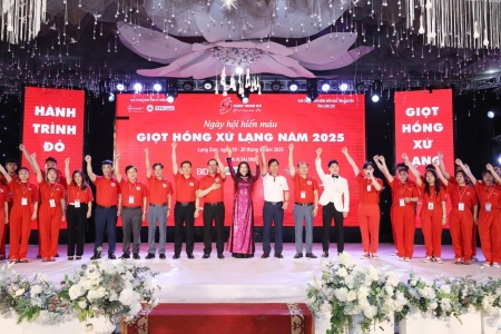 Lạng Sơn: Hàng nghìn tình nguyện viên tham gia Chương trình Hành trình đỏ năm 2025