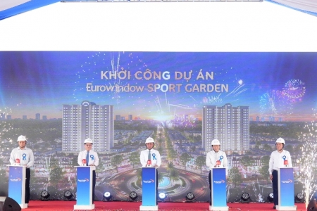 Eurowindow Holding khởi công khu đô thị xanh, thể thao hiện đại bậc nhất TP. Vinh