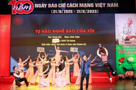 Ấn tượng chương trình nghệ thuật đặc biệt kỷ niệm 100 năm Ngày Báo chí Cách mạng Việt Nam