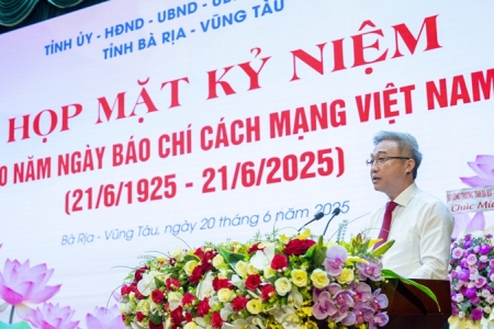 Bà Rịa – Vũng Tàu: Họp mặt kỷ niệm 100 năm Ngày Báo chí CMVN