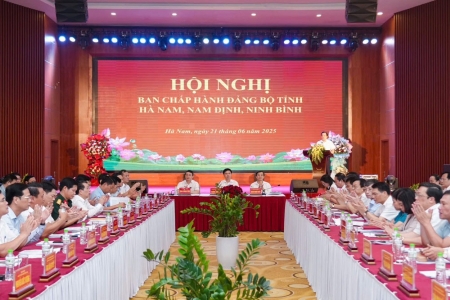 Ba tỉnh Hà Nam, Nam Định, Ninh Bình thống nhất tổ chức bộ máy sau sáp nhập
