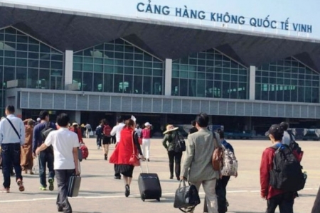 Tạm dừng hoạt động sân bay Vinh từ ngày 1/7 để nâng cấp đường băng